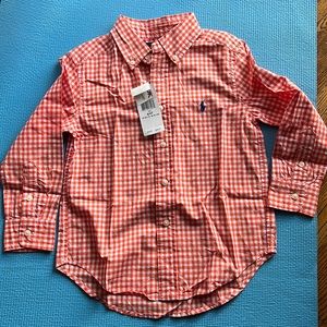 🎁 NWT Ralph Lauren, LS shirt, 4 y-old
